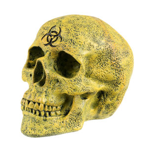 dekorace Biohazard Skull - B4000K8