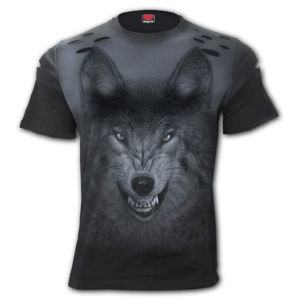 tričko SPIRAL SHADOW WOLF černá M