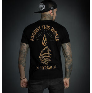 tričko hardcore HYRAW AGAINST černá XXL