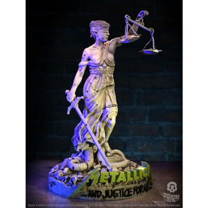 figurka skupiny KNUCKLEBONZ Metallica Rock Ikonz On Tour Statue Lady Justice