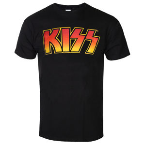 Tričko metal ROCK OFF Kiss Classic Logo černá XXL