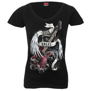 tričko SPIRAL ROCK ANGEL černá XXL