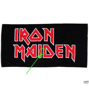 ručník (osuška) Iron Maiden - Logo - BTIM01 - POŠKOZENÝ - MA494
