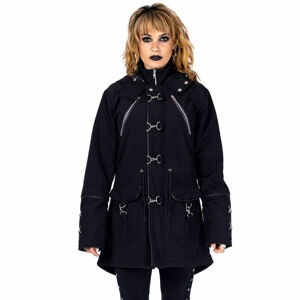 kabát dámsky POIZEN INDRUSTRIES - MAKARA - BLACK - POI1171 XL
