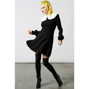 šaty dámské KILLSTAR - Mystra Collar - Black - KSRA004659 3XL