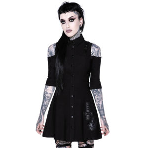 šaty KILLSTAR Paranormal Shirt-Dress XS