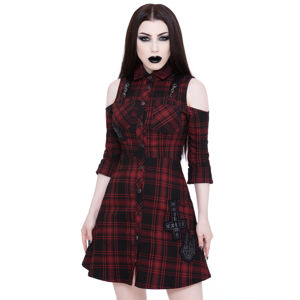 šaty KILLSTAR Paranormal Shirt-Dress 4XL