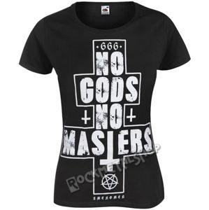 tričko hardcore AMENOMEN NO GODS NO MASTERS černá L