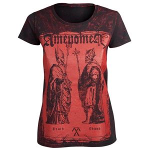 tričko hardcore AMENOMEN TWO POPES černá XL