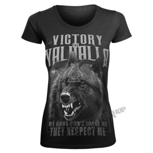 tričko VICTORY OR VALHALLA MY GODS... černá S