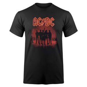 Tričko metal F.B.I. AC-DC Power Up černá S