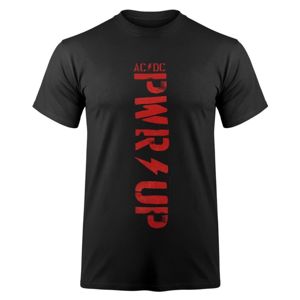 Tričko metal F.B.I. AC-DC Power Up černá