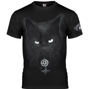 tričko hardcore AMENOMEN BLACK CAT černá L