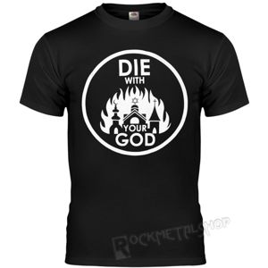 tričko hardcore AMENOMEN DIE WITH YOUR GOD černá