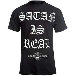 tričko hardcore AMENOMEN SATAN IS REAL černá L