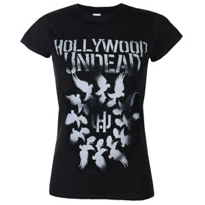 Tričko metal PLASTIC HEAD Hollywood Undead DOVE GRENADE SPIRAL černá M