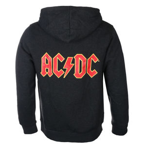 mikina s kapucí ROCK OFF AC-DC Logo černá