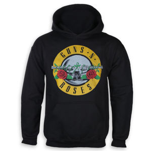 mikina s kapucí ROCK OFF Guns N' Roses Classic Logo černá XXL