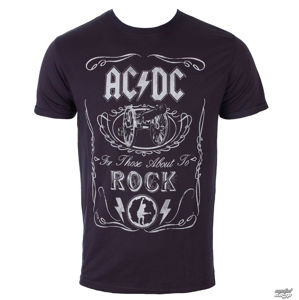 tričko metal ROCK OFF AC-DC Cannon Swig černá M