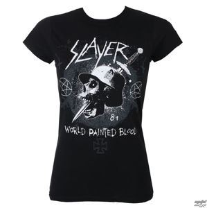 Tričko metal ROCK OFF Slayer Dagger Skull černá L
