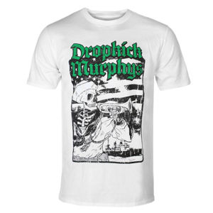 tričko pánské Dropkick Murphys - Trumpeter - White - KINGS ROAD - 20116468 L