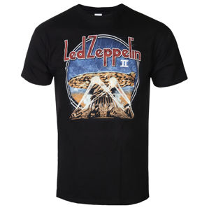 Tričko metal NNM Led Zeppelin LZII Searchlights černá S