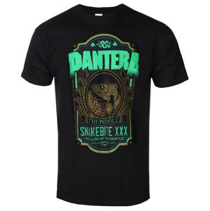 Tričko metal ROCK OFF Pantera Snakebite XXX Label černá S