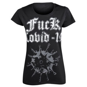 tričko hardcore AMENOMEN FUCK COVID černá XL