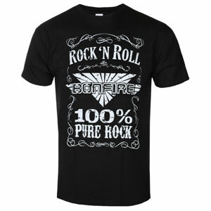 Tričko metal ART WORX Bonfire 100 % Pure Rock černá S