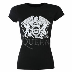 Tričko metal ROCK OFF Queen Logo černá XXL