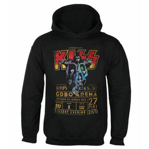 mikina pánská KISS - Cobra Arena '76 - BLACK ECO - ROCK OFF - KISSECOHD01MB L