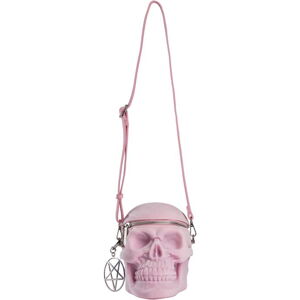 taška (kabelka) KILLSTAR - Grave Digger Skull - Pastel Pink - KSRA006206