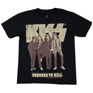 Tričko metal LOW FREQUENCY Kiss Dressed to Kill černá XL