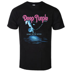 Tričko metal LOW FREQUENCY Deep Purple Smoke On The Water černá XXL