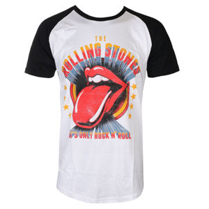 Tričko metal ROCK OFF Rolling Stones Its Only Rock n Roll černá XL