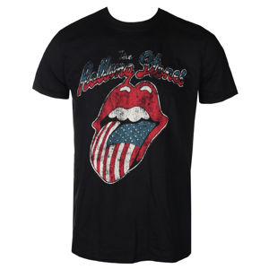 tričko metal ROCK OFF Rolling Stones Tour of America 78 černá M