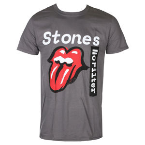 Tričko metal ROCK OFF Rolling Stones No Filter Text černá S