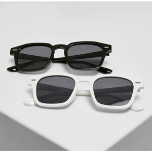 sluneční brýle (set 2kusů) URBAN CLASSICS - Symi - TB4212A - black/black+white/