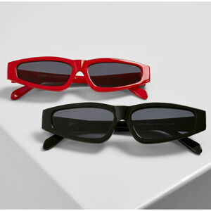sluneční brýle (set 2kusů) URBAN CLASSICS - Lefkada - TB4215A - black/black+red/bla