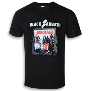 Tričko metal ROCK OFF Black Sabbath Sabotage černá S