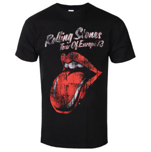 Tričko metal ROCK OFF Rolling Stones 73 Tour černá XL
