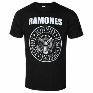 Tričko metal ROCK OFF Ramones Giant Presidential Seal černá M