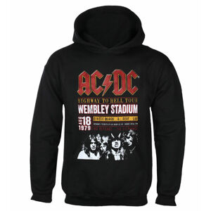 mikina s kapucí ROCK OFF AC-DC Wembley '79 černá M