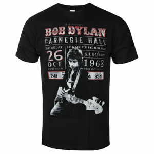 tričko pánské Bob Dylan - Carnegie Hall '63 - ROCK OFF - DYLECOTS01MB XL