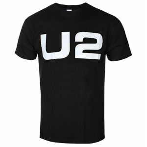 tričko pánské U2 - Logo - Black - ROCK OFF - U2TS01MB XL