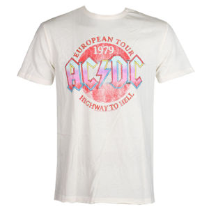 tričko pánské AC/DC - VINGAGE 79 - VINTAGE WHITE - AMPLIFIED - ZAV210A85 M