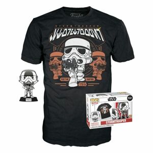 tričko POP Star Wars POP! & Tee Stormtrooper černá L