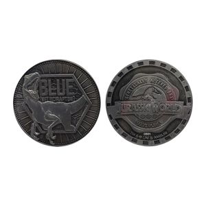 figurka filmová NNM Jurassic Park Collectable Coin Blue Limited Edition