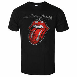 tričko pánské Rolling Stones - Plastered Tongue - ROCK OFF - RSTEE10MB XXL