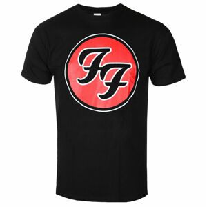 Tričko metal ROCK OFF Foo Fighters FF Logo černá XXL